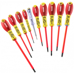 Jeu De 10 Tournevis Isolés 1000 Volts | E160912 - Expert By Facom | IFD Outillage