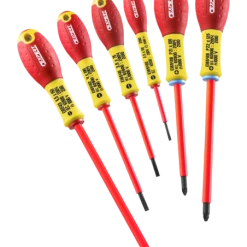 Jeu De 6 Tournevis Fente-Pozidriv Isolés 1000 Volts | E160911 - Expert By Facom | IFD Outillage
